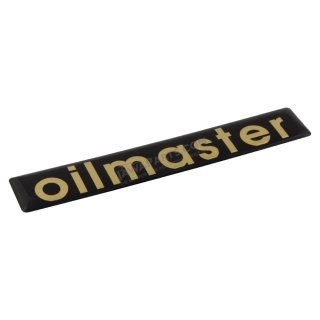 Sticker "oilmaster", GOLD "3D effect" - JAWA Californian