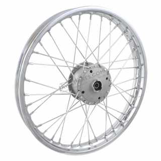 Wheel complete 16x1,4", FRONT, ZINC - Babetta