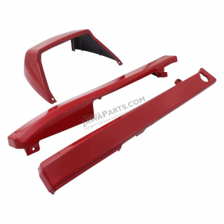 Underseat cover, RED - JAWA 350 638-639