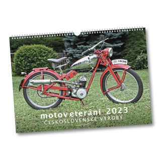 Calendar Czechoslovakian motorcycles 2023