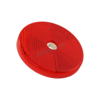 Reflector 60mm (round), RED (HELLA), for screw - UNI