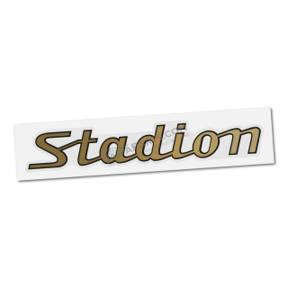 Sticker Stadion (inscription), GOLD (1pc)