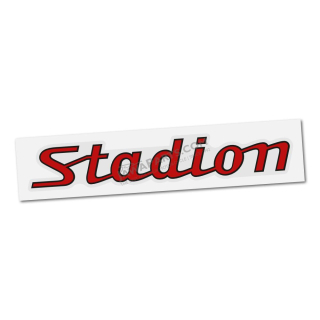 Sticker Stadion (inscription), RED (1pc)