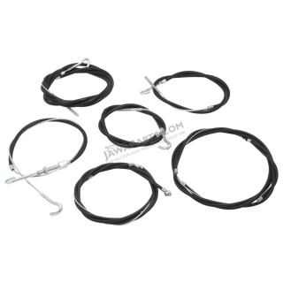 Set of bowdens (6pcs) - Velorex 350 (three-wheeled)