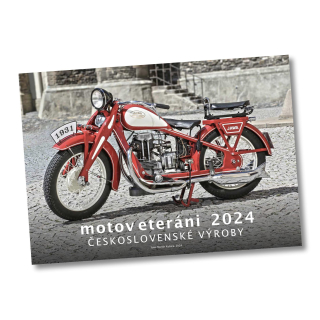 Calendar Czechoslovakian motorcycles 2024