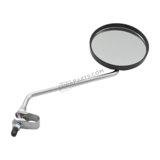 Mirror, round (CHROME / BLACK) "MOPED" - UNI