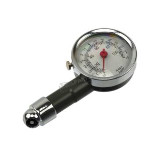 Dial tire air pressure gauge meter / metal /