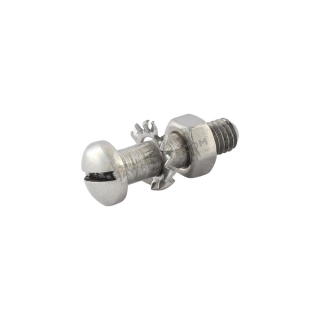 Handlebar lever screw M5x20, STAINLESS STEEL - JAWA, ČZ