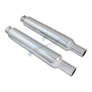 Exhausts L+R, with embossment (SK) - JAWA 500 OHC type 02