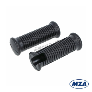 Footrest rubbers (2pcs), old form (MZA) - MZ