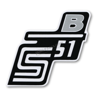 Sticker of cover "B", SILVER - Simson S51