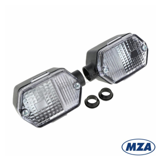 Set of winkers, SQUARE, CLEAR (MZA) - Simson, MZ