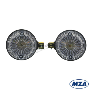 Set of winkers, REAR, CLEAR (MZA) - Simson, MZ
