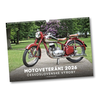 Calendar Czechoslovakian motorcycles 2026